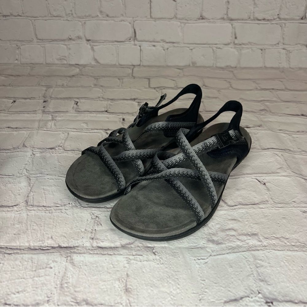 Merrell District Muri Lattice Sandal - Black / Charcoal size 6